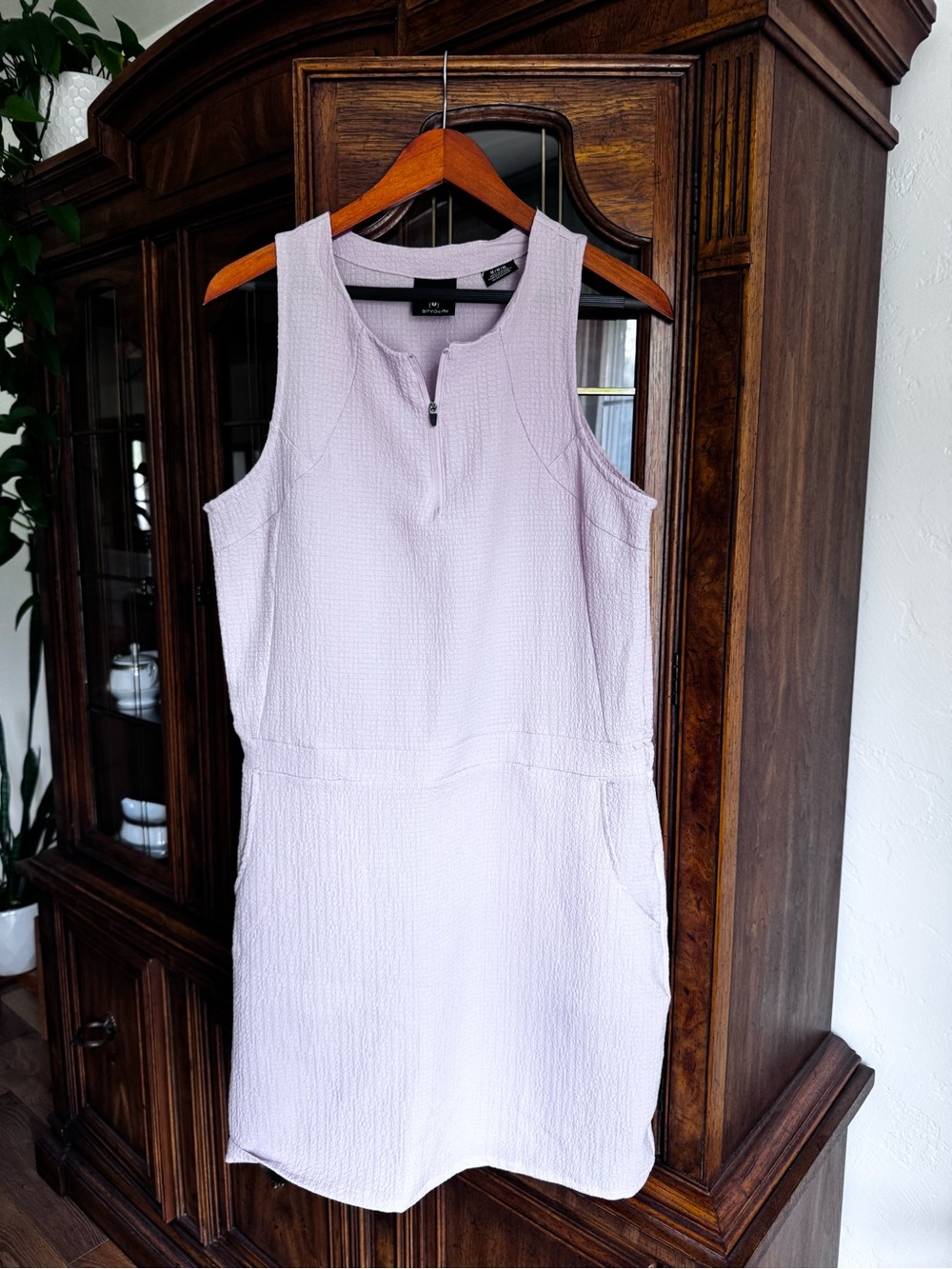 Spyder Lavender Sleeveless Active Dress with Front Zip